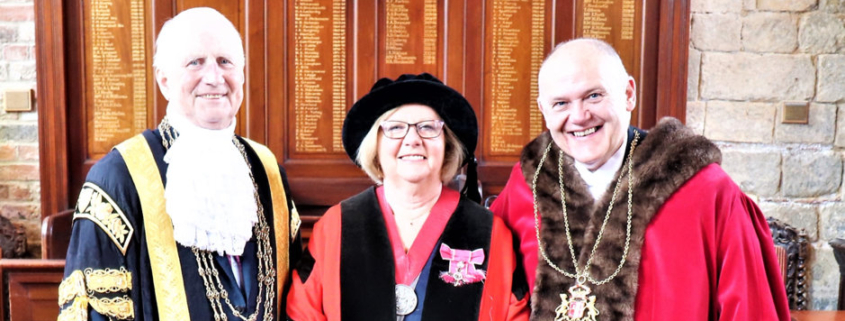 The Master with the Lord Mayor and Lord Provost