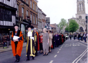Charter Weekend procession from All Saints Church to Bedern Hall